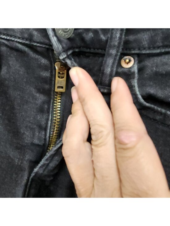 American Eagle Outfitters Jeans Mens 28x30 Black Denim Athletic Skinny - Picture 2 of 14